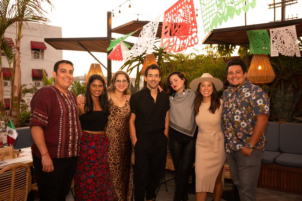 Celebrando México desde Los Angeles con #NuestroMezcal. 
Thanks to all the friends and mezcal lovers for joining us in this celebration of Mexican Independence, life and the best mezcal. 
Thanks to my beautiful @ojodetigremezc team in the US for making it possible. 
Salud!