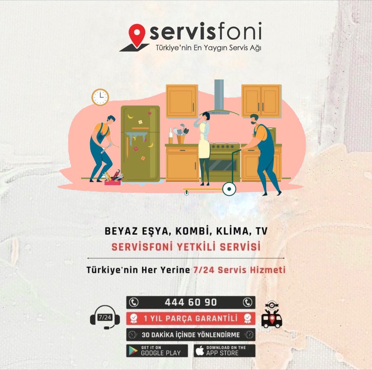 servisfoni's tweet photo. Beyaz Eşya, Kombi, Klima, TV Servisfoni yetkili Servisi

İhtiyacın olan servis hizmetini Servisfoni'den alın, size en yakın servisi 30 dk içinde yönlendirelim. Üstelik onarımınız 1 Yıl parça garantili olsun.
.
.
.
.
#hizmet #müşterimemnuniyeti #servis #servishizmeti #kombi #bakım https://t.co/EfREfMvF09