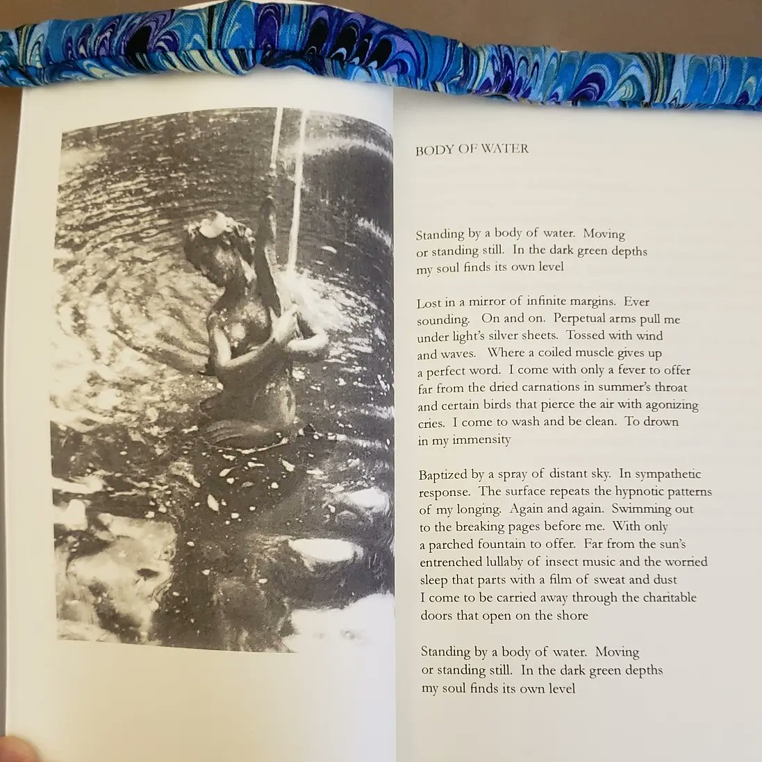 davesolo's tweet photo. Body of Water (Bowery Books, 2008) by Janet Hamill w photos by Patti Smith https://t.co/0EnpVmGi9I
