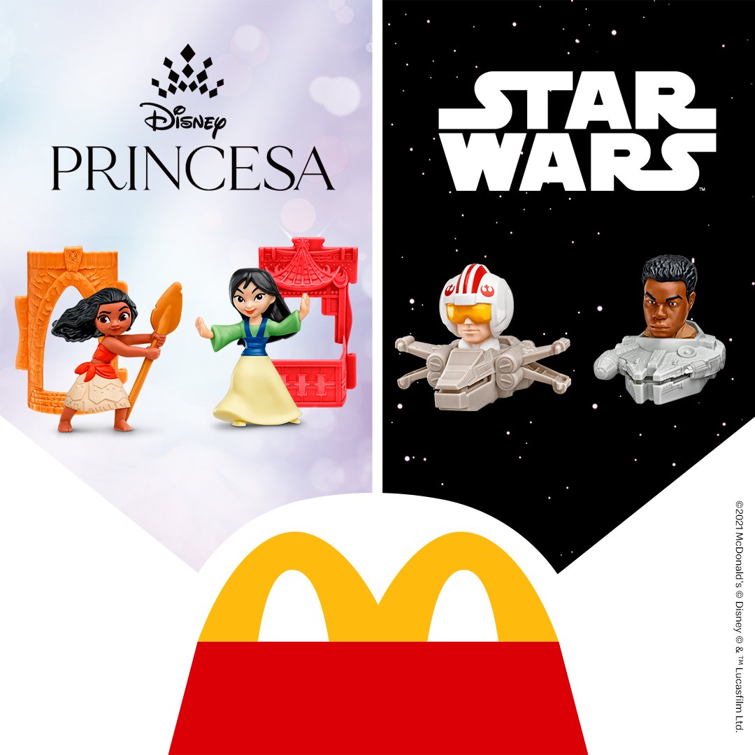 Star Wars Juguetes De Mc Septiembre 2021 Princesas Cajita Feliz