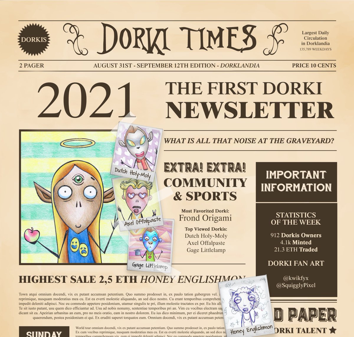WeAreDorkis's tweet image. Euhm, Extra Extra, read all about it!🙋
The dorky highlights of the week!
#ReleaseTheDorkis