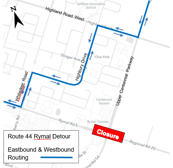 hsr's tweet photo. #HSRAlert: #HSR44 will be on detour on Monday, September 20 from 8pm to 6am and Tuesday, September 21 from 8pm to 6am on Upper Centennial Parkway at Rymal Road East due to construction. Details: https://t.co/UN5Rcvz50q https://t.co/uf3kmQ4xQF