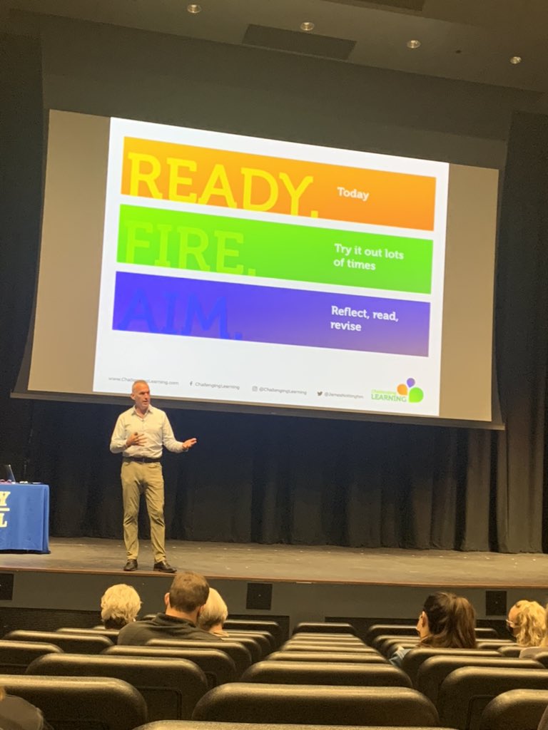 drrebeccajevans's tweet image. “Learning from failure leads to humility, adaptation, and humility.” What a great day spent in the learning pit with the acclaimed, @JamesNoddinghm #learningpit 
#readyfireaim