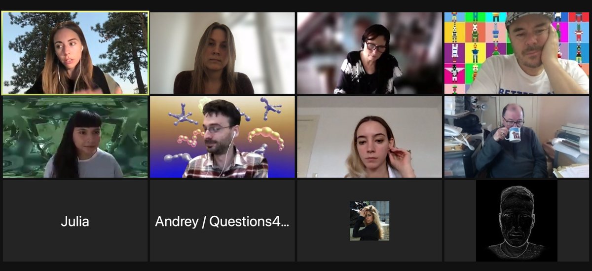 e_artefacts's tweet image. Our friends at #OffSiteProject gave the very first expert talk for @DAObservatory Residency on Critical Approaches to Digital Art this afternoon! 🔥

#curatingdigitalart #digitalcurator #newmediaart