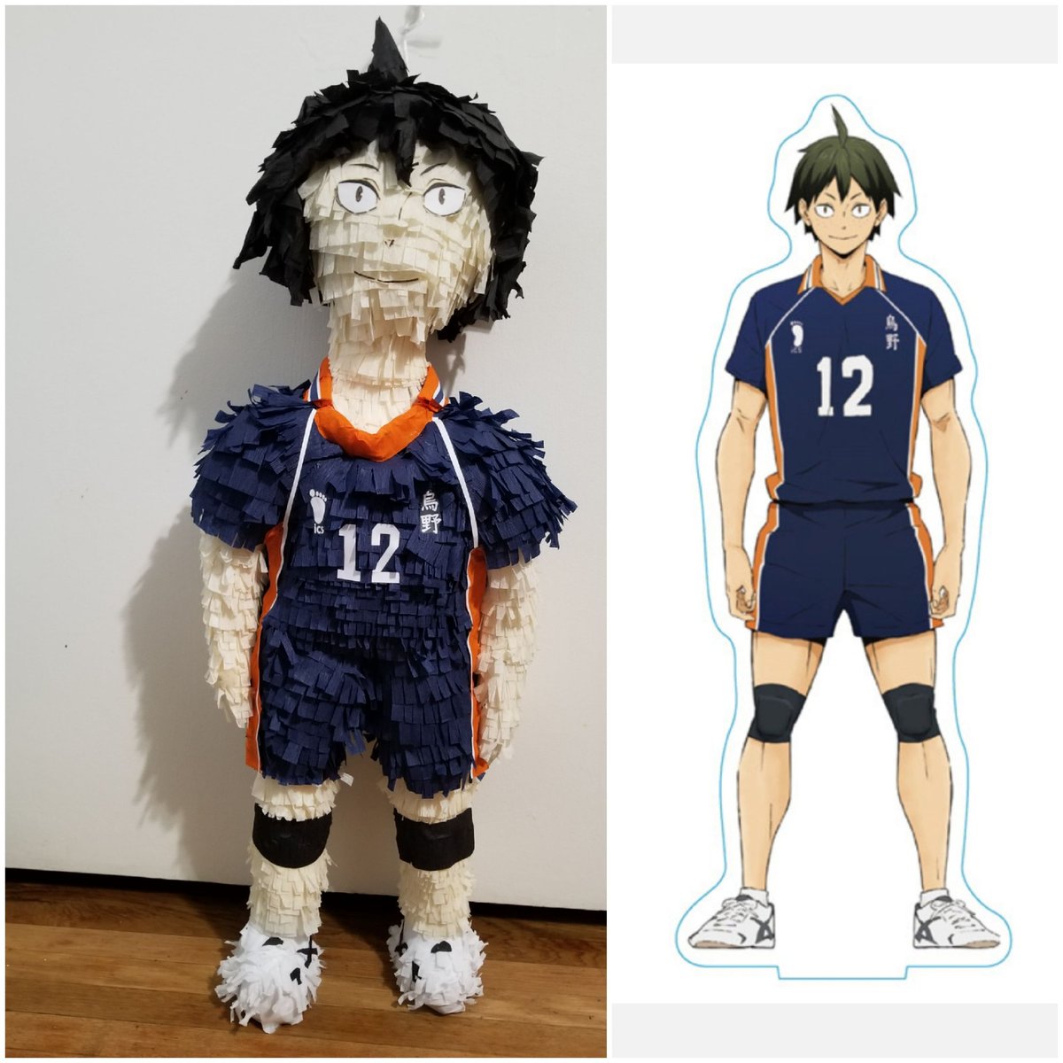 arodcustom's tweet image. Haikyuu character Todashi Yamaguchi piñata. #haikyuu #yamaguchitadashi #haikyuyamaguchi #piñata #piñatas #pinata #pinatas #arodcustom #arodcustomparty