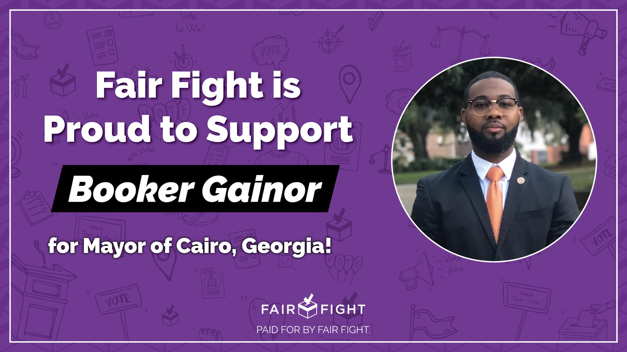 Fair Fight on Twitter "Fair Fight is proud to endorse Booker Gainor in