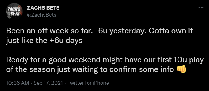 Rick_Kuhn_BC's tweet photo. 10 UNIT BOMB THIS WEEKEND?!?!? LOL @zachsbets MENTIONS HIS -6U DAY YEST BUT FAILS TO RECAP THE OTHER DAYS. HE DOESN'T ADD IN THE JUICE EITHER. JUST MONOPOLY UNITS. WHATEVER STICKS! #ZachTheHack @OHWeGetIt @JohnDrama13 @ZachsBetsStinks @StayClassy1979 @picks_ice @ClownPicks https://t.co/FCibpm55Od