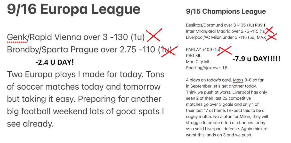 Rick_Kuhn_BC's tweet photo. 10 UNIT BOMB THIS WEEKEND?!?!? LOL @zachsbets MENTIONS HIS -6U DAY YEST BUT FAILS TO RECAP THE OTHER DAYS. HE DOESN'T ADD IN THE JUICE EITHER. JUST MONOPOLY UNITS. WHATEVER STICKS! #ZachTheHack @OHWeGetIt @JohnDrama13 @ZachsBetsStinks @StayClassy1979 @picks_ice @ClownPicks https://t.co/FCibpm55Od