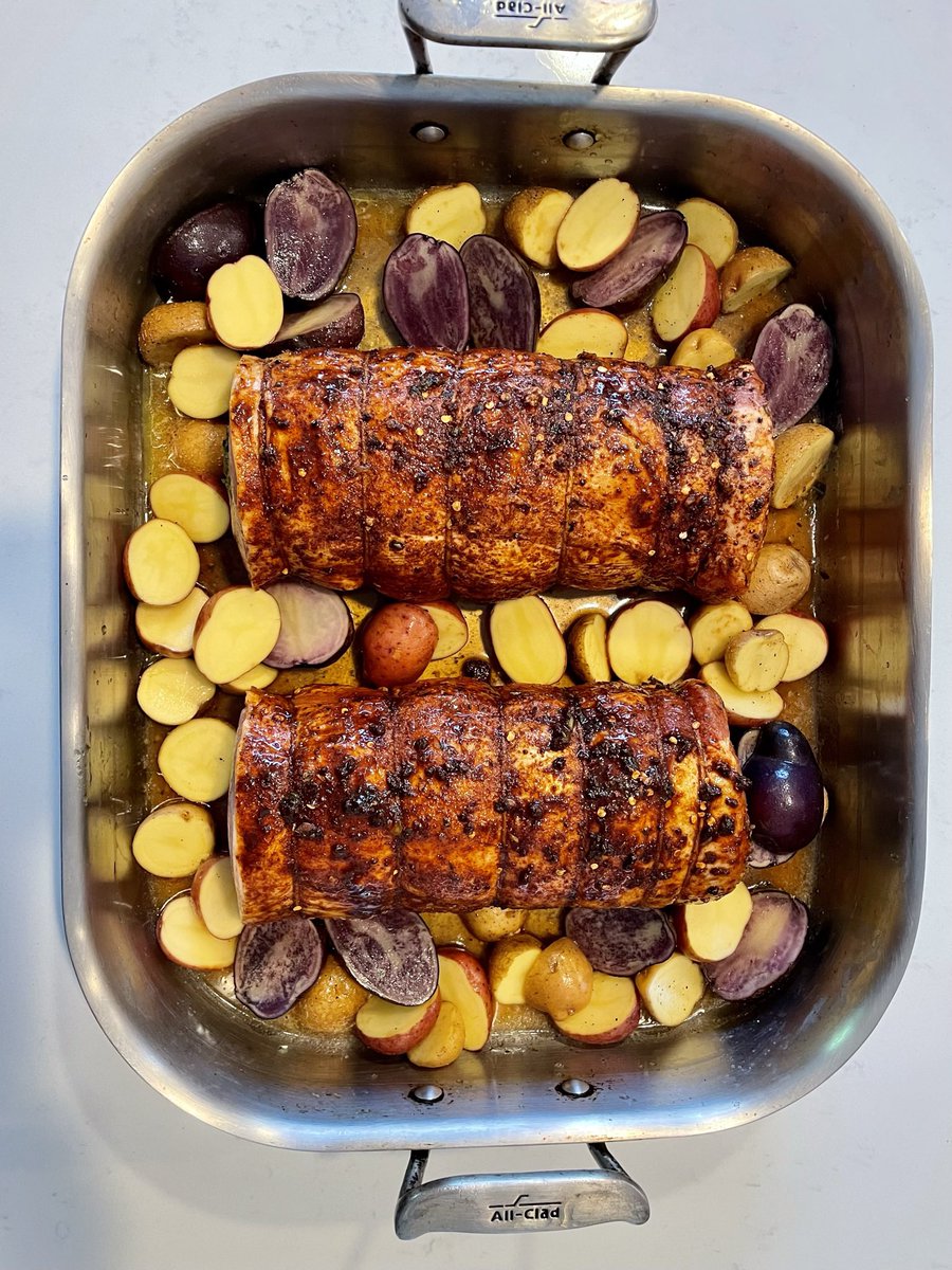 BRYAN VOLTAGGIO (@bryanvoltaggio) on Twitter photo This Maryland stuffed ham-inspired dish is made easy with pork loin, stuffed with braised greens and flavored with a BBQ rub and roasted potatoes. A perfect centerpiece for your next special occasion. Follow link for more bit.ly/3BWbbAb
#ad <a href="/NationalPork/">NationalPork</a> #porknation This Maryland stuffed ham-inspired dish is made easy with pork loin, stuffed with braised greens and flavored with a BBQ rub and roasted potatoes. A perfect centerpiece for your next special occasion. Follow link for more bit.ly/3BWbbAb
#ad <a href="/NationalPork/">NationalPork</a> #porknation
