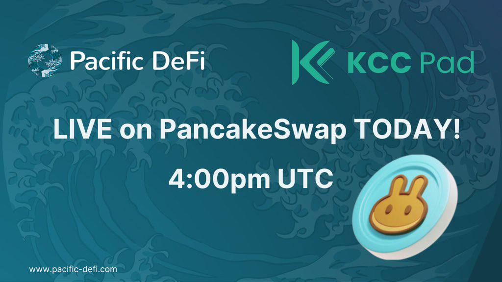 solanagems1000x's tweet image. IDO &amp;amp; LAUNCH | @PacificDefi | #DeFi 

LIVE @PancakeSwap TODAY 4pm UTC

Pacific DeFi is a financial eco-system offering the best stable-coin and alt-coin yields in DeFi. 

✅ Yield enhancement vaults | crypto
✅ Risk-adjusted returns 
✅ Deposit single tokens into vault