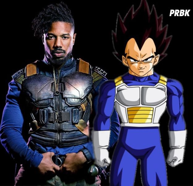 ChrisCrossin' on Twitter: "Any of you ever noticed this??? Erik Killmonger  wearing Vegeta's costume??:) Dolluhz to Donuts it was Michael B Jordan's  idea. :) https://t.co/RYAm5uw8UD" / Twitter