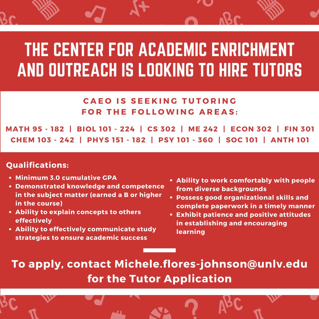 Unlv College Of Sciences Advising Center (@Unlvcosadvising) / Twitter