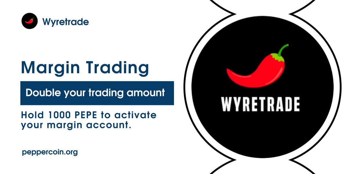 Are you ready to Earn via margin Trading..?
Hey man,you are in right Place! You can do margin Trade on Wyretrade!
Now Enjoy with Margin Trading!
Let's do margin Trade 🚀🚀!!!