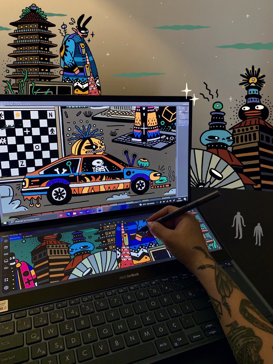 Axstone As A Jury Of Atelier Asus I M Contributing My Piece Axstone City X To The Metaverse Theme This Artwork Has Produced On 10th Generation Intel Core I7 Processor