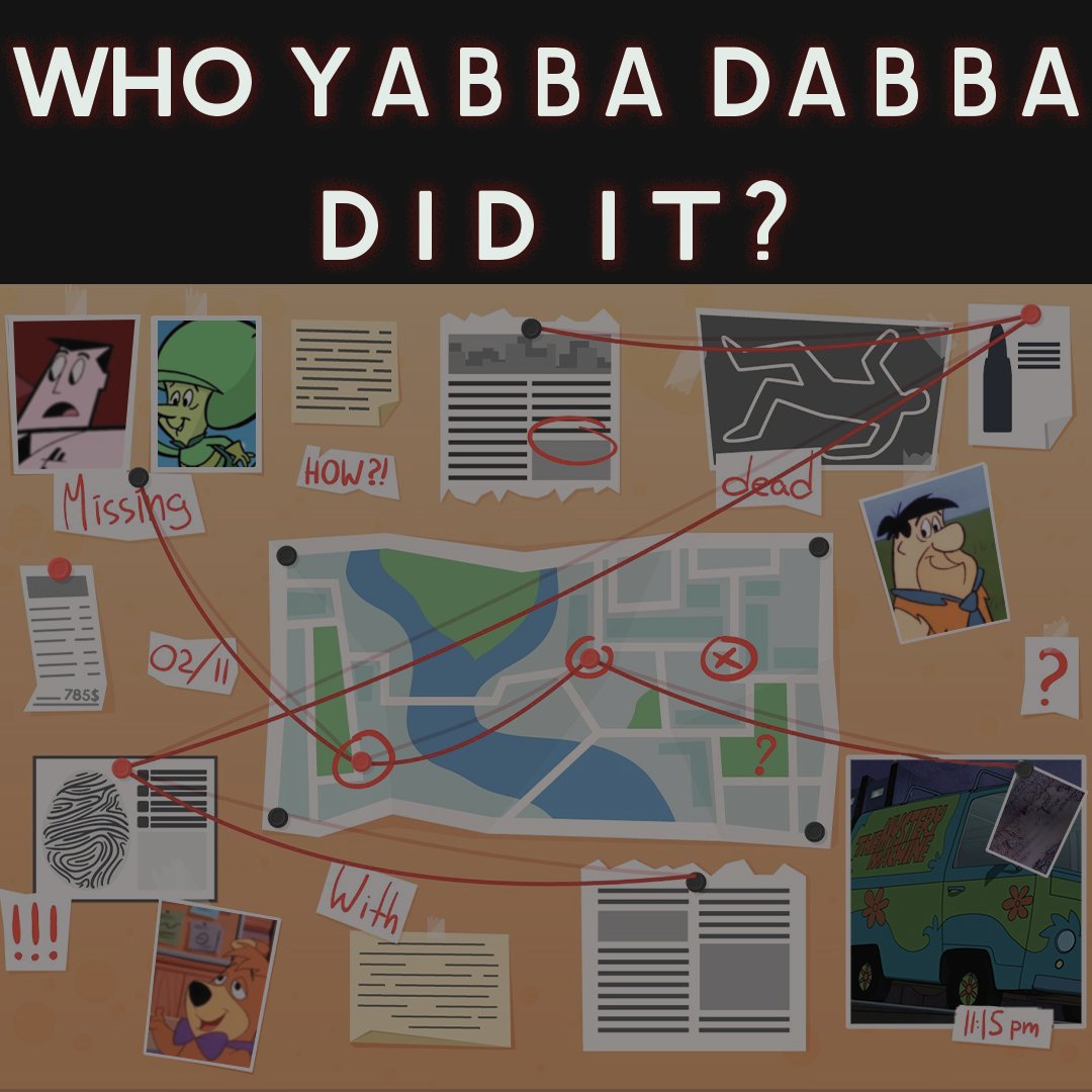 SaveDataChris's tweet image. There has been a murder in HannaWood. A man found dead in Barbera Hills. A dozen suspects. And one question.  

Who killed Fred Flintstone?

Find out on a Save Data show what may never actually come out. 

Who Yabba Dabba Did It?