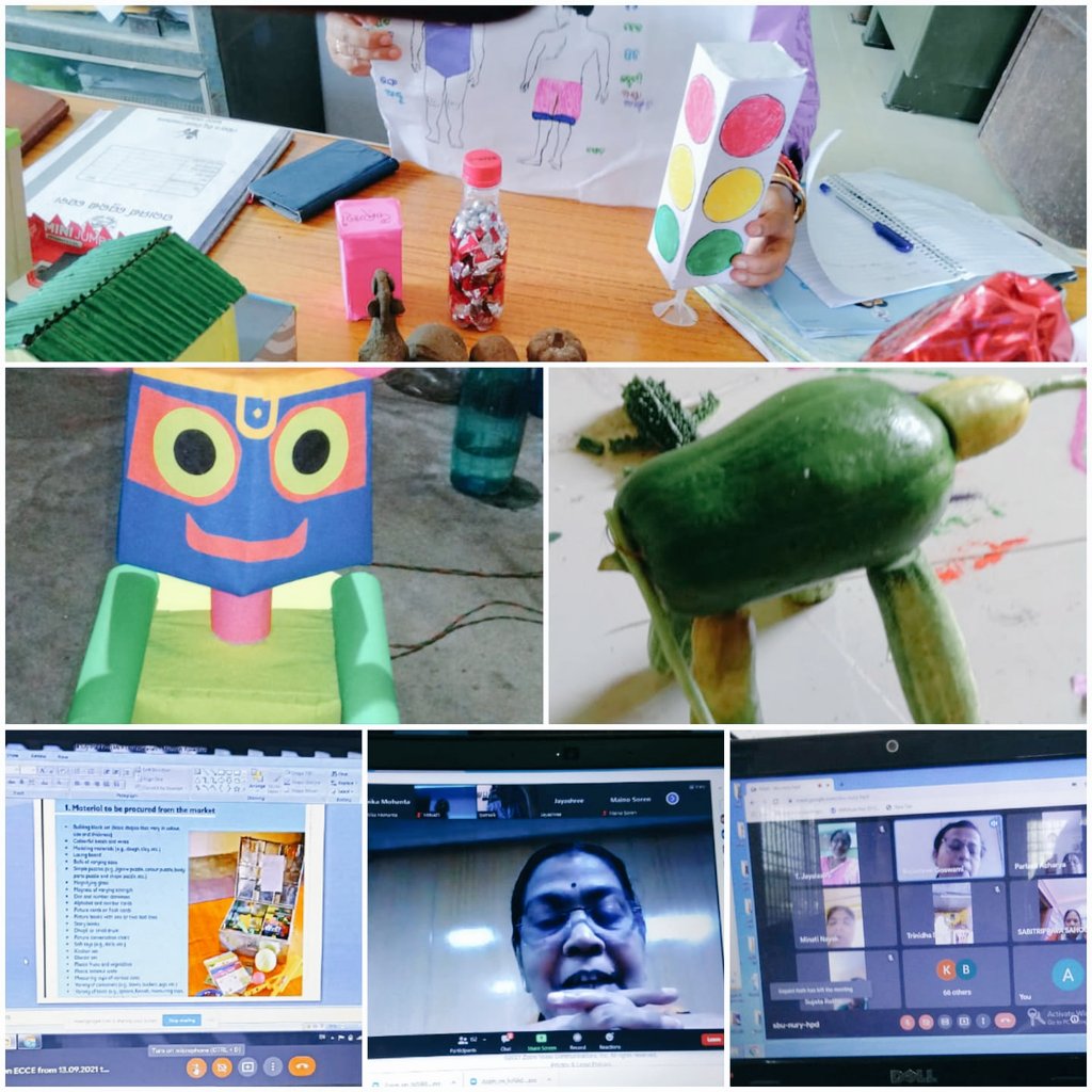 WCDOdisha's tweet photo. #TeachingLearningMaterials (TLMs) made and exhibit during online #ECCE training of AWWs.

TLM helps a child in  effective understanding, better interpretation, appreciation of the concepts, contents as well as the subject matter leading to concrete learning.

@NIPCCD_WCD https://t.co/k4rwkLyjvt