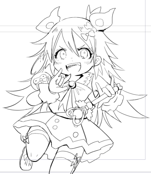 つづきを月曜までに上げたい予定。憧れのアイドルのコスプレをする大禍ちゃん 