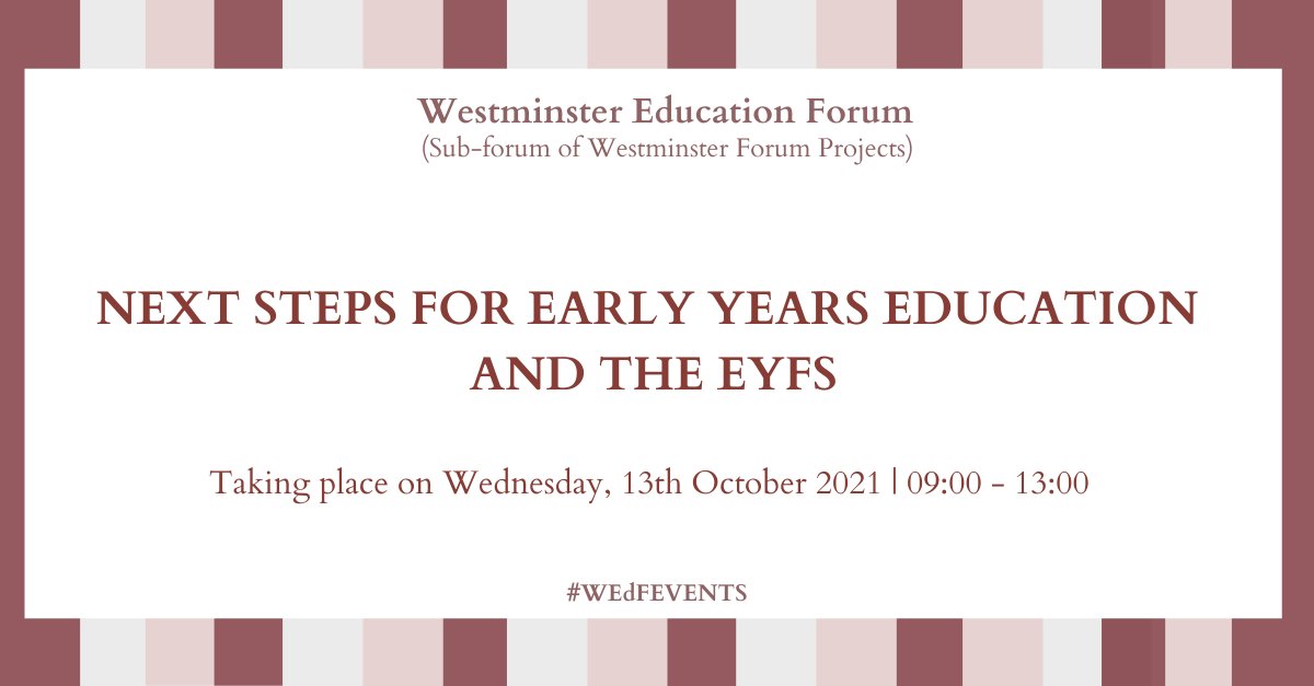 CACHE (@cacheorg) on Twitter photo Hear from Janet King, our Sector Manager for Education at the <a href="/WEdFEvents/">WEdF Events</a> conference – Next Steps for Early Years Education and the EYFS, in October. Book your place here: bit.ly/3tuEbvT Hear from Janet King, our Sector Manager for Education at the <a href="/WEdFEvents/">WEdF Events</a> conference – Next Steps for Early Years Education and the EYFS, in October. Book your place here: bit.ly/3tuEbvT