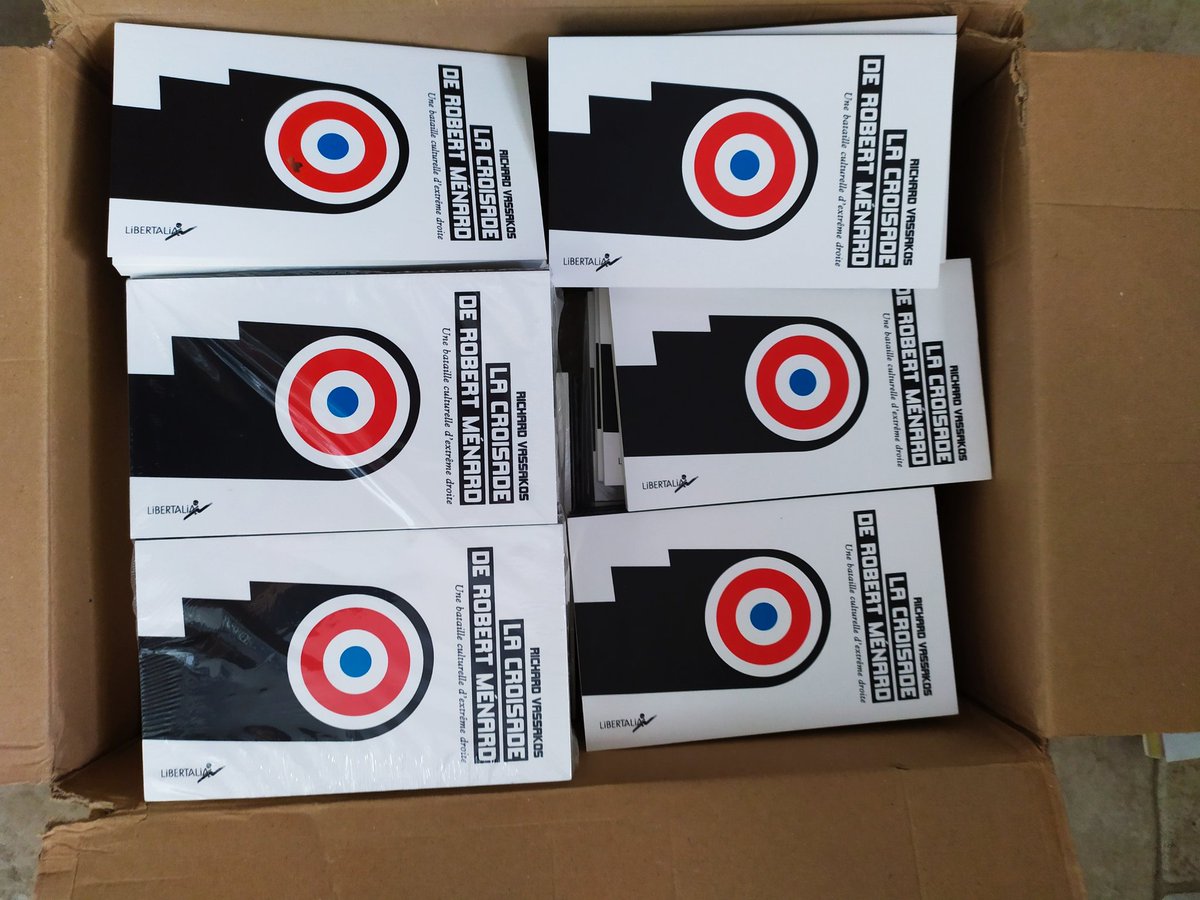 Pour ceux qui ne l'ont pas encore... Nouvel approvisionnement de la part de <a href="/LibertaliaLivre/">Éditions Libertalia</a> 
#beziers
#lacroisadederobertmenard
#batailleculturelle