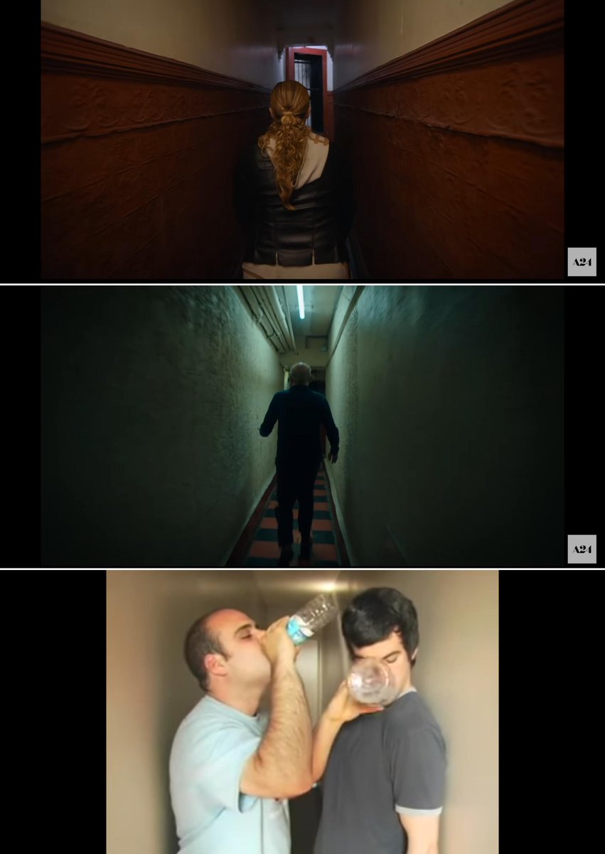 Did anyone see the new trailer for The Humans by @A24 . Loving the corridor shots with @nathanfielder