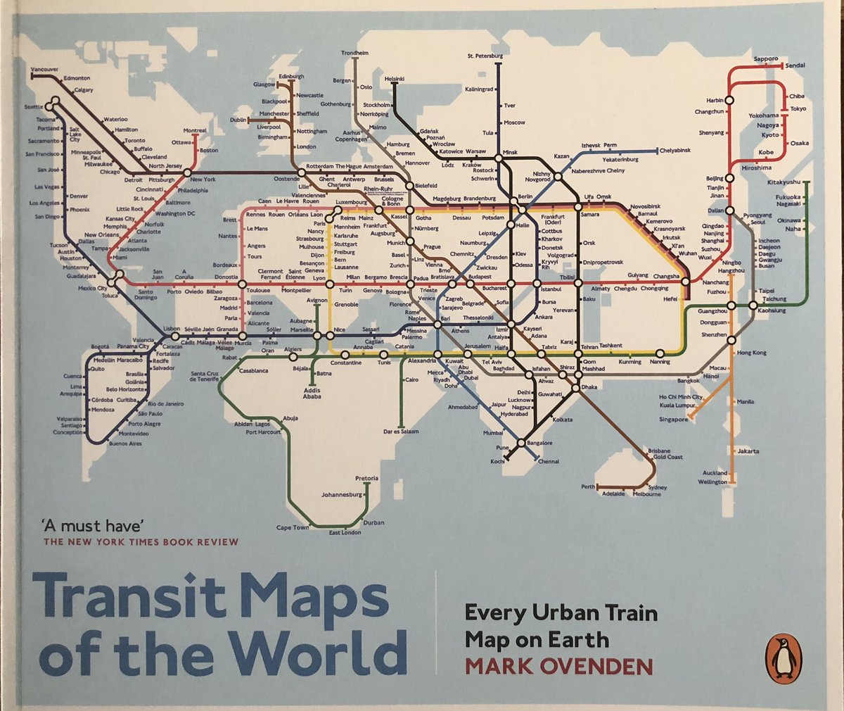 AaronPorter's tweet image. Now here’s a purchase - “Transit Maps of the World”
#transit #transitmaps #maps #trains #trainmaps #worldmaps