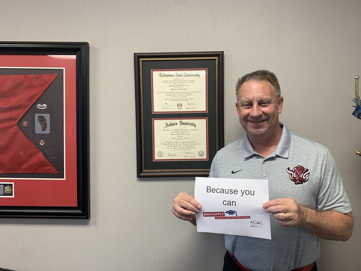 CentralRedDevil's tweet photo. A message from CHS administration #WhyApply 🤘 https://t.co/SqCbIrq3dN