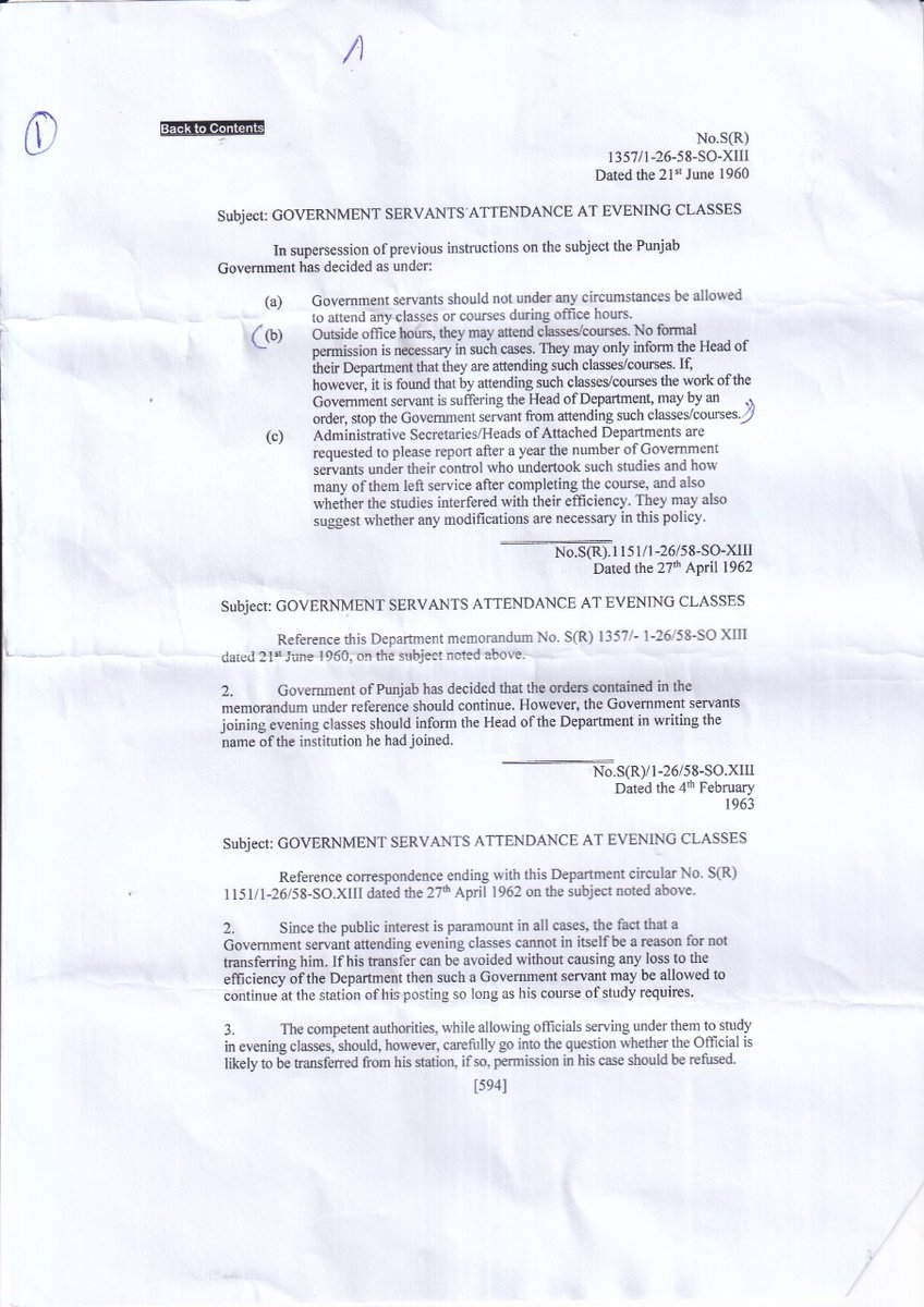 AUKhan2u's tweet photo. Notifications of SED indicating that No NOC is required for higher study if classes are out of school timing https://t.co/mD9St80U1h