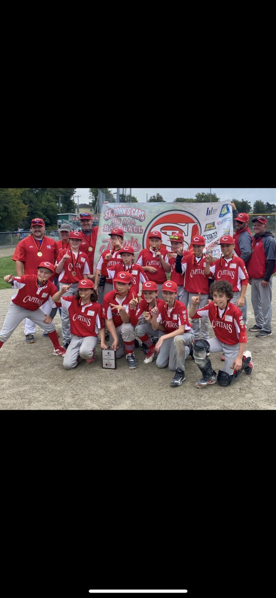 joshnorris10's tweet photo. Congrats to my little cousin Damian and @capsU11AAA winning Newfoundland provincial championship. Good luck in Atlantic baseball championships in Nova Scotia !! https://t.co/jAhvODMXYO
