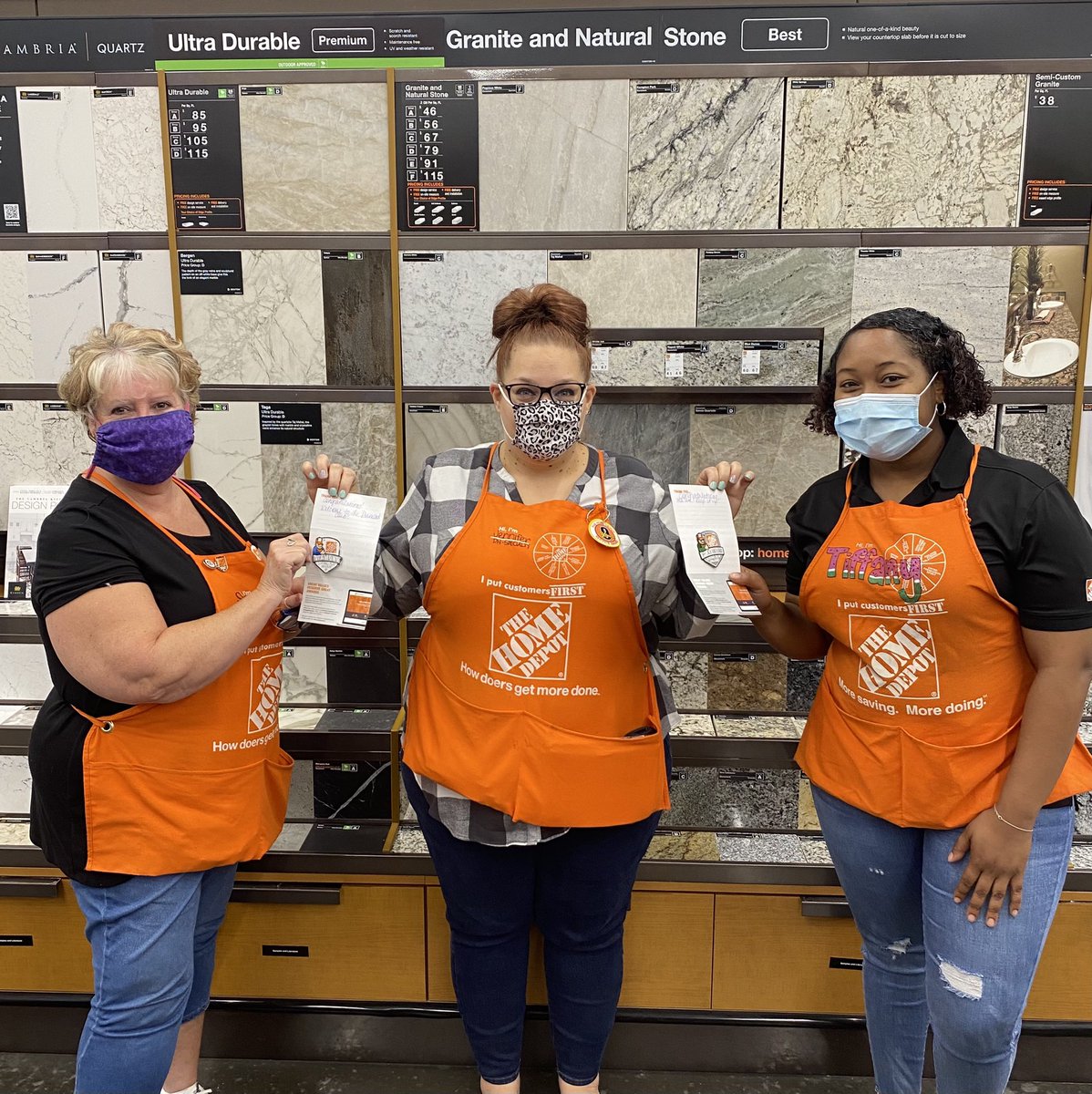 AaronM6586's tweet photo. Congrats to Sue, kitchen designer, on her diamond award and Tiffany, COS, on her platinum!!! @AngelaDesJardi5 @FulfordUlanda @GeorgeneBoone4 https://t.co/XdZ7YYKdfC