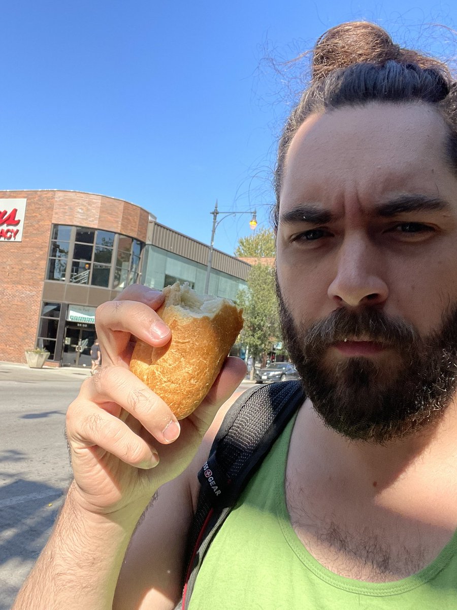 Feeling medieval as shit walking down the street eating plain bread during a plague