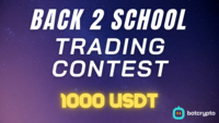 C'est la fin du Back 2 School Trading Contest 🏆 Près de 50 participants ont tradé toute la semaine pour remporter les USDT !

Vous pouvez consulter le classement sur Botcrypto et nous reviendrons rapidement vers les gagnants pour la remise des prix ➡️ botcrypto.io/contest/9