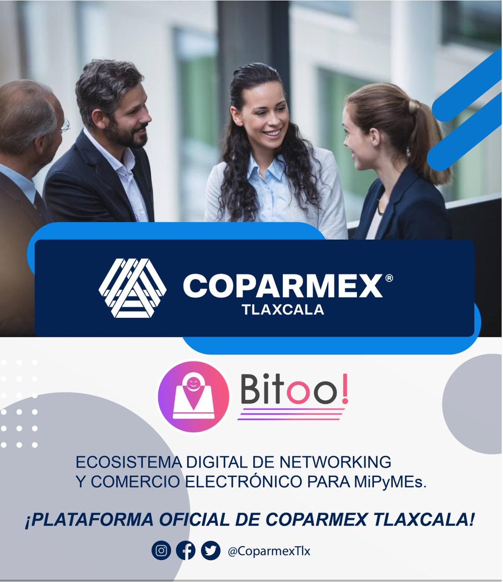 Noe_Altamirano_'s tweet photo. Muchos son los desafíos de las empresas para enfrentar la actual pandemia como modificar procesos productivos y modelo de negocio con el fin de cuidar la salud y los empleos de los colaboradores. Las empresas en #Tlaxcala tienen a #Bitoo y a @CoparmexTlx para impulsar su negocio. https://t.co/GVUpatSGx0