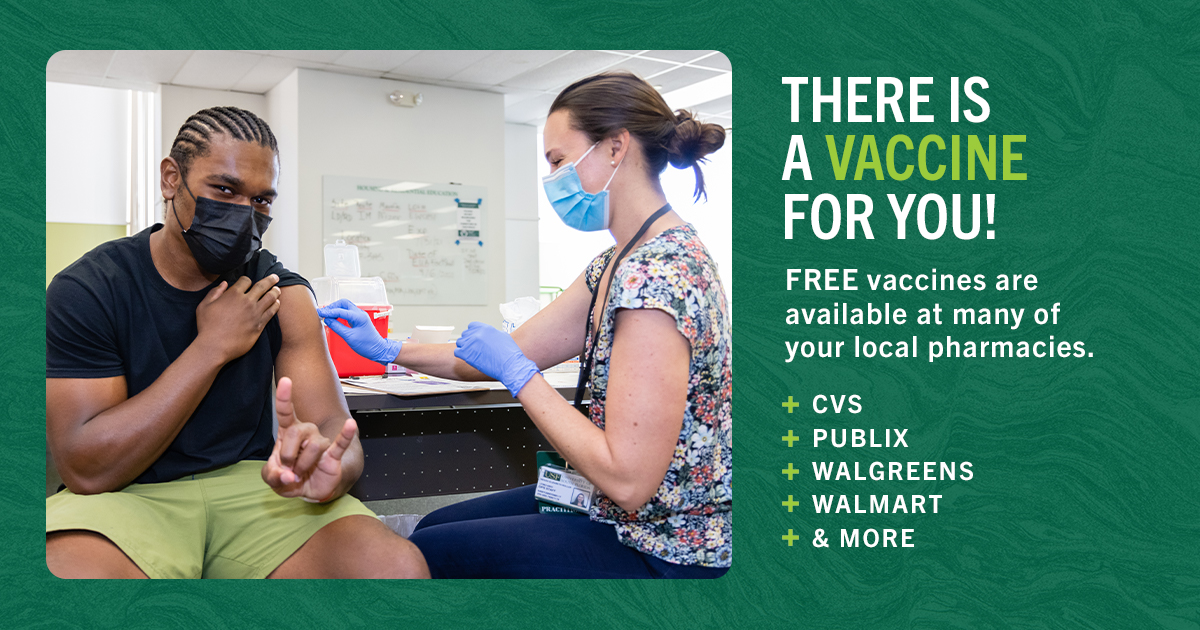 USouthFlorida's tweet photo. Bulls, we want to make sure that receiving your COVID-19 vaccine is as convenient as possible! FREE vaccines are available on campus and at many of your local pharmacies.

Find the most accessible vaccine near you ➡️ https://t.co/HGVJcXfB4y https://t.co/4iczqAS0bg