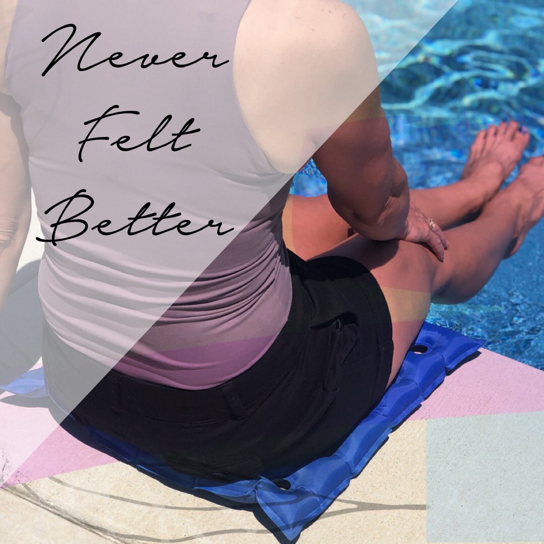 EverRelief's tweet photo. ✅ GREATLY IMPROVE SITTING COMFORT ON ANY SURFACE: This #EverRelief cushion can be used while driving, on a plane or train, in a wheelchair, in bed, at the kitchen or dining table. But my vote is poolside! https://t.co/LBGQhnyuHd https://t.co/HGWYuyzE9E