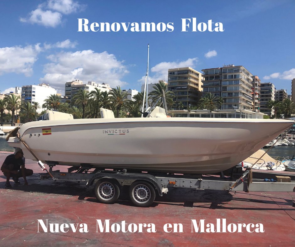 FanauticClub's tweet photo. ‼Renovamos flota‼
Ya cuentas con la lancha Invictus 190 fx para salir a navegar desde CN Rápita.
✅  Con capacidad para 8 personas.
✅  Motor Yamaha 115 hp.
✅  Con Bimini
✅  Apta con licencia de navegación.

👉 Infórmate: https://t.co/92tZYeZ95A https://t.co/NESOUsbhcJ