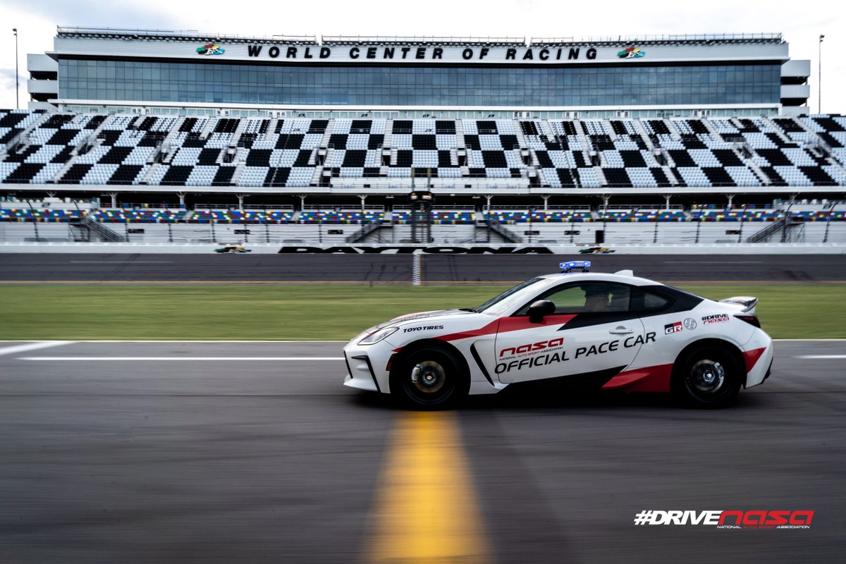 We're setting the pace with the all-new 2022 @Toyota GR 86. Join us at Daytona International Speedway to see the all-new GR 86 as the Official Pace Car of the 2021 NASA Championships Presented By Toyo Tires. Get tickets at: nasachampionships.com. #DRIVENASA #NASACHAMPS #GR86