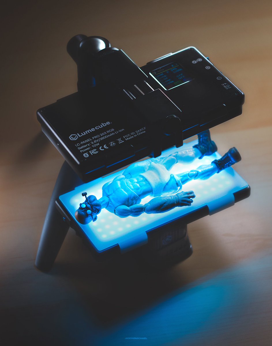 Tanning salon Popeye! I’m super happy to announce that I’ve become a <a href="/LumeCube/">Lume Cube</a> Ambassador! To celebrate, I wanted to incorporate my toy photography with the lights. 
-
Get your PANEL PROS using this link: 
glnk.io/nn4/jason2 and use JASONBMICHAEL10 for 10% off your purchase!
