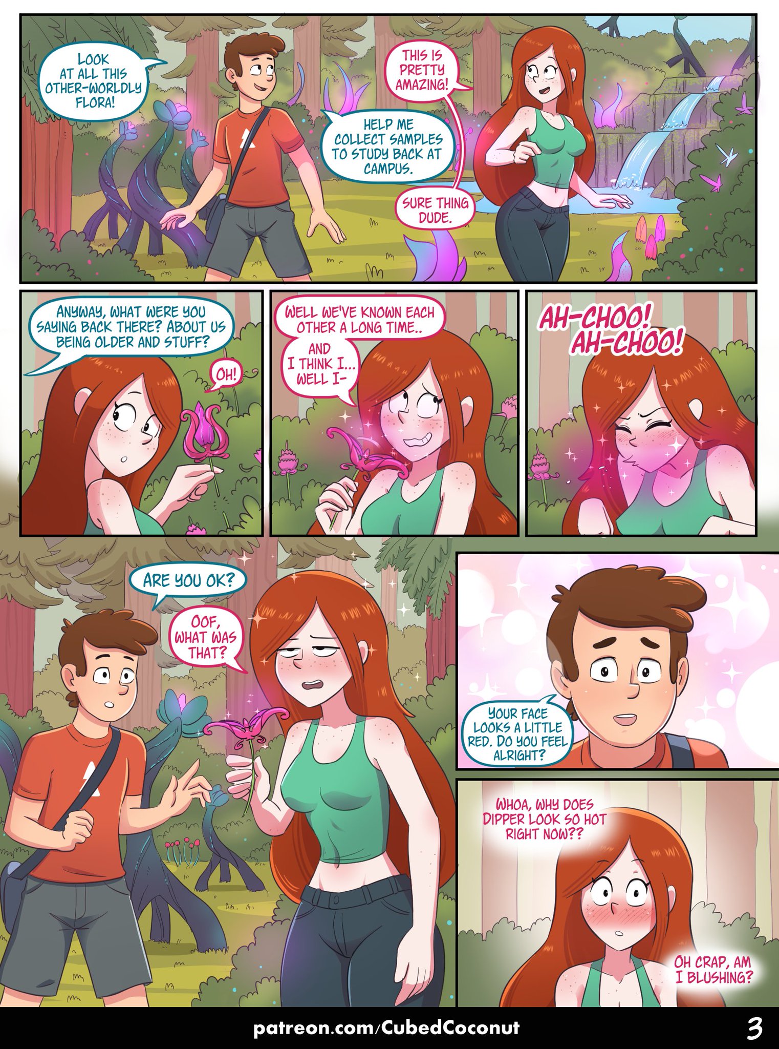 CubedCoconut on Twitter: "Something's got Wendy feeling funny. Page 3