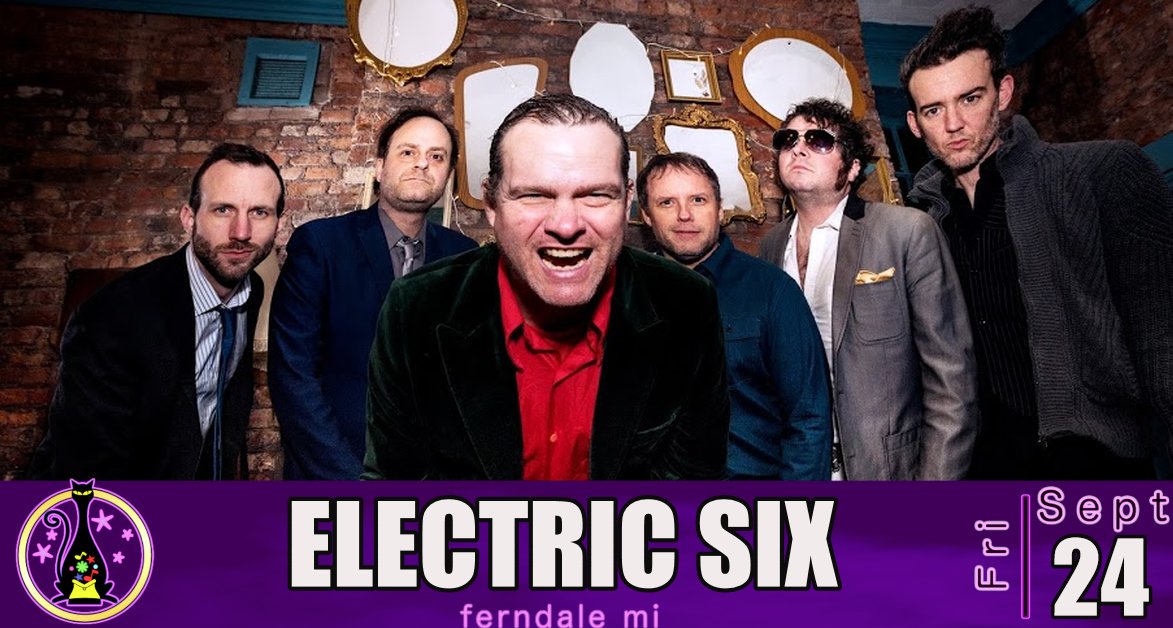 themagicbag's tweet photo. Next Friday at the Magic Bag!
Electric Six with Masha Marjieh @electric6
Fri, Sept 24 | Tix: $17 adv./$20 dos. | All Ages
Ticket Link: https://t.co/ZdYIUo1RjA
#ElectricSix #TheMagicBag #ILostControl https://t.co/8zTMTVre3J