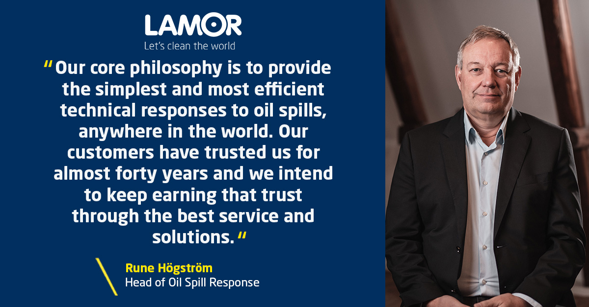 lamorcorp's tweet photo. Rune Högström, Head of Oil Spill Response at Lamor is still going strong and loving the business after 20+ years working for Lamor.
Find out more about what makes Lamor's #OilSpillResponse the worldwide go-to solution: https://t.co/kMrYajzKGf
#LetsCleanTheWorld #LamorCorp https://t.co/9AcrTpgRuK