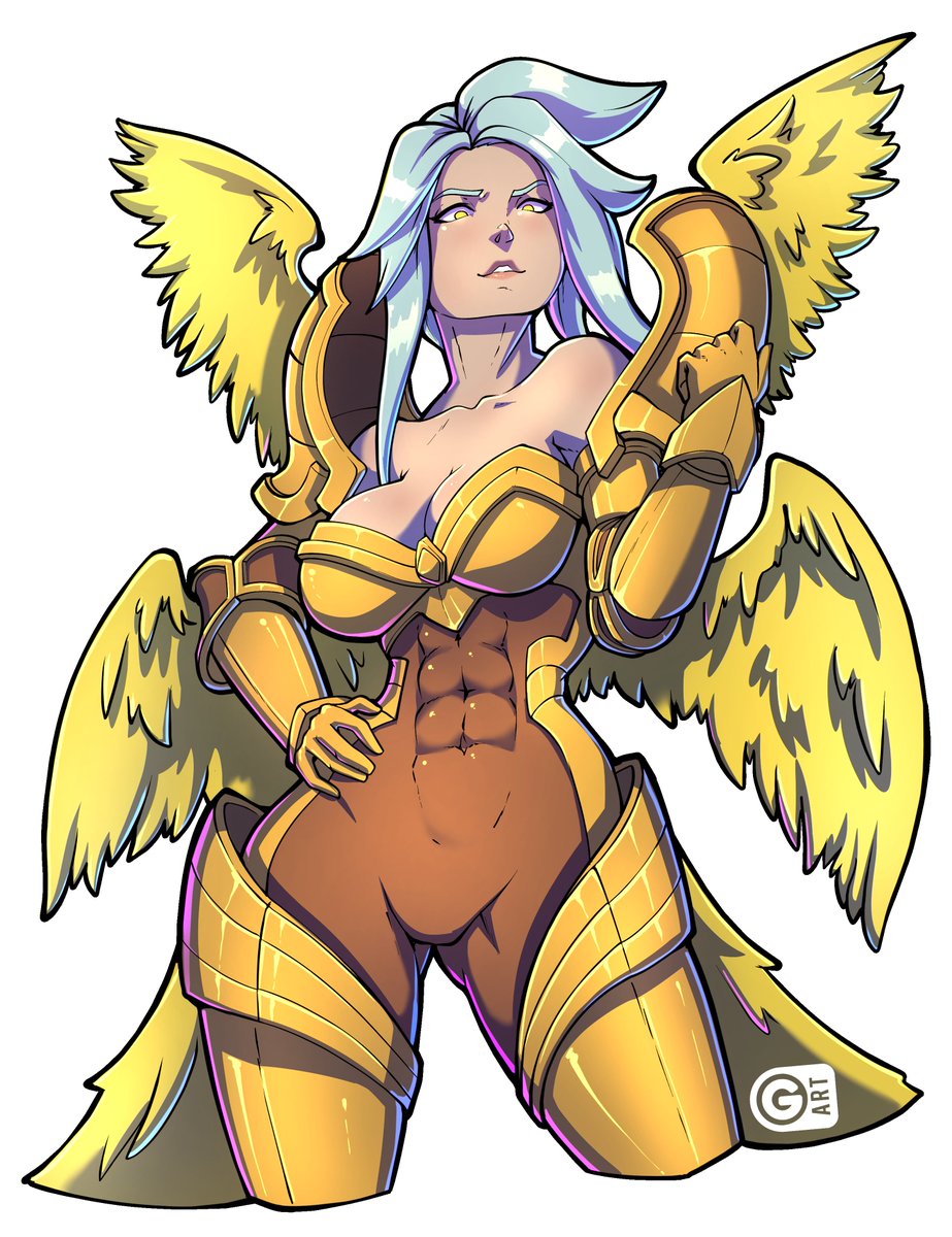 GuakyArtSticker's tweet photo. Karma and Kayle from League of Legends
Support me on my RedBubble! Or Patreon ~ https://t.co/VzCtJ6Sypq