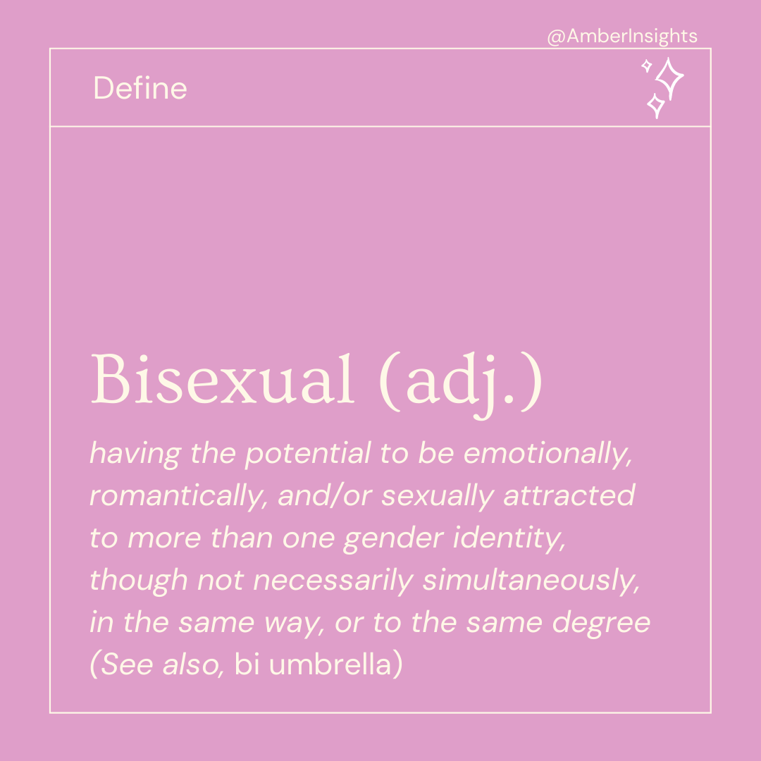 ZoriAmber's tweet photo. Yesterday started off #BiWeek! 💖💜💙Here are some basic #bisexual-related definitions. Let me know if you have any questions. Have you heard of some of these words and/or definitions before? 1/2 #BiVisibility #BiVisibilityWeek #BiPrideMonth https://t.co/AHup1UuexP
