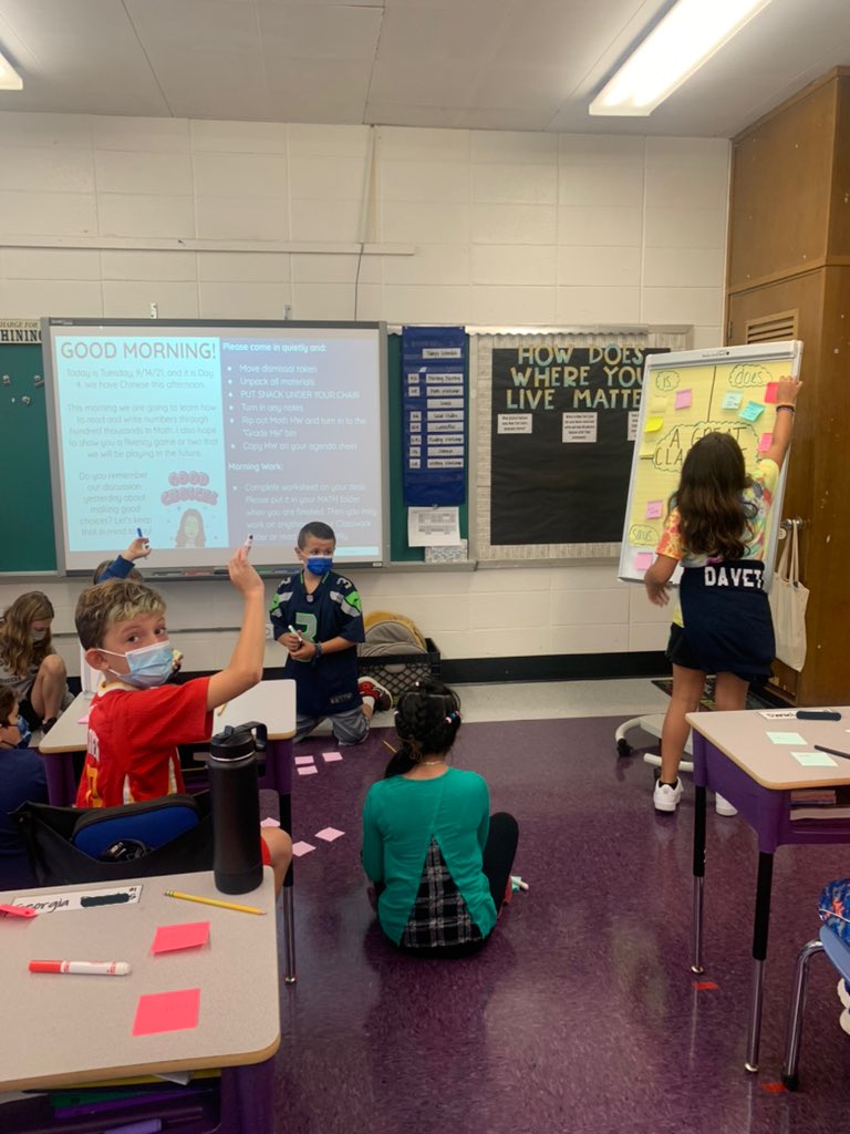 mrspatinoPOB's tweet photo. We discussed what a great classmate is, does, says, and is not. Zoom in to see what this crew came up with! @mrsclampittPOB @mrsyohePOB @ParkwayPOB @POBSchools @PobWell https://t.co/dIMLlVbrsA
