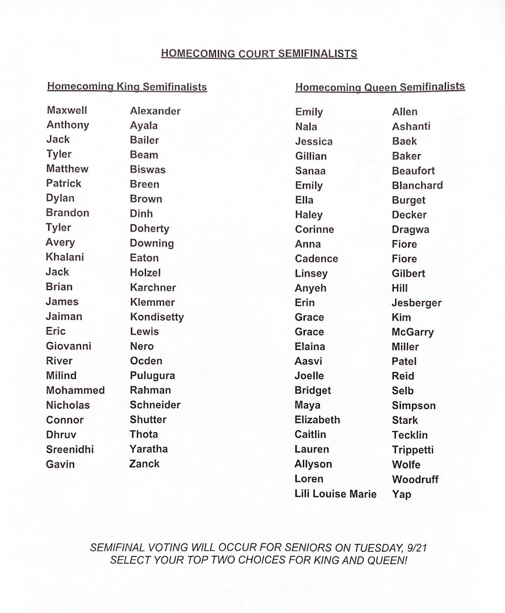 North Penn HS SGA tweet media