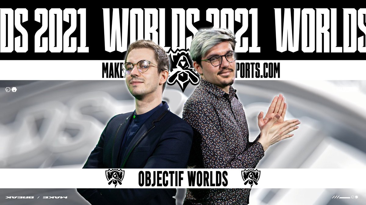 Vous voulez tout savoir sur les équipes participant aux #WORLDS2021 ?

N'attendez plus. 

🗓 C'est ce dimanche soir avec <a href="/Zerotick_/">Zerotick</a> après la victoire #KCORP et tous les dimanches soirs suivants à 20h.

Rdv sur ma chaîne Twitch pour Objectif Worlds👊