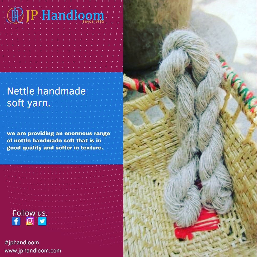 JPhandlooms's tweet photo. These handmade yarns are woven as per the latest trends by making use of best quality of fibers & modern machines.
#jphandloom #handloom #yarnlove
#nettle #handmadeyarn #tranding #bhubaneswar #yarnmanufacturer #softeryarn #fabricmanufacturer #softyarn #indianhandlooms https://t.co/ZwxskJWqeM