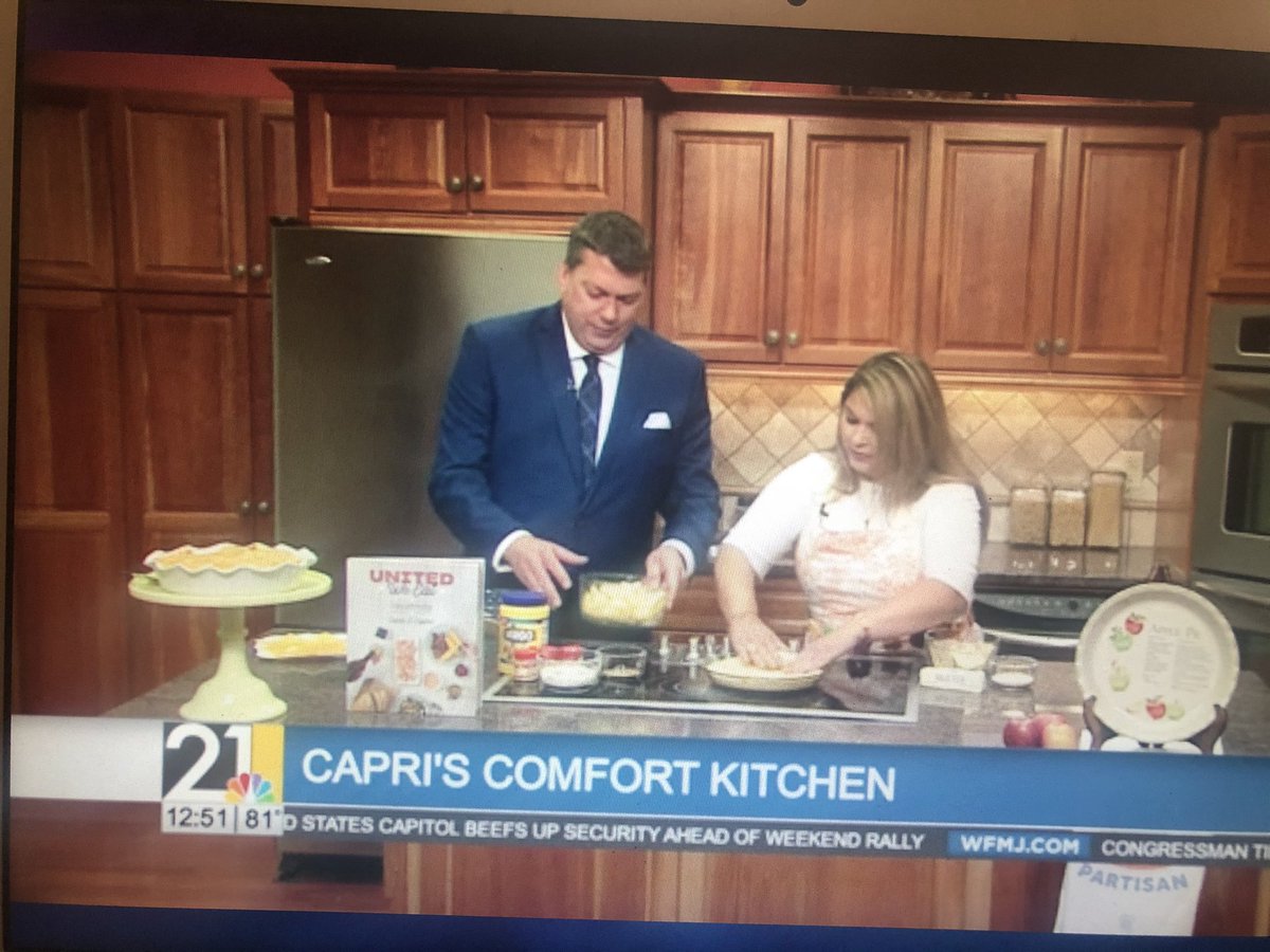 <a href="/MattWFMJ/">Matt Stone WFMJ</a> you were a pro today in Capri’s Comfort Kitchen on <a href="/21WFMJ/">21 WFMJ</a> Midday!