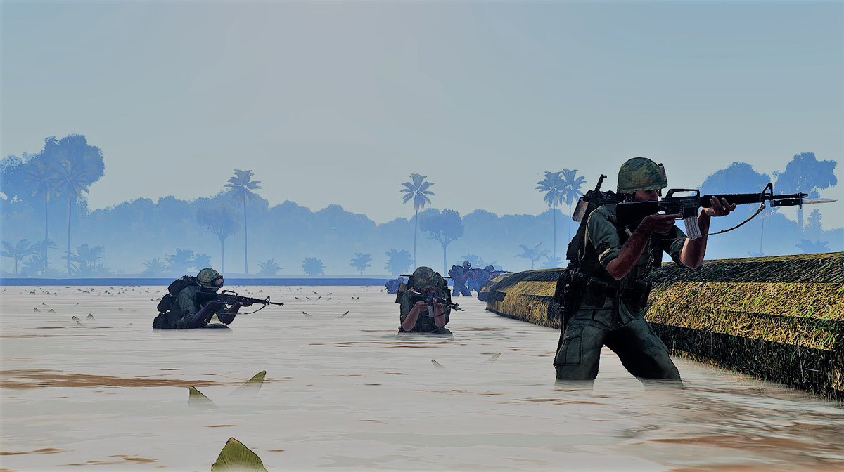 Last weekend the <a href="/48thInfantry/">48th Mechanized Infantry</a> took part in the Battle of Saigon to free the city from under NVA control. The urban fighting was slow going as the enemy had Mortar &amp; Anti-Air support, but after a few hours the 48th managed to route the defenders securing Saigon.

- SP3 Retro