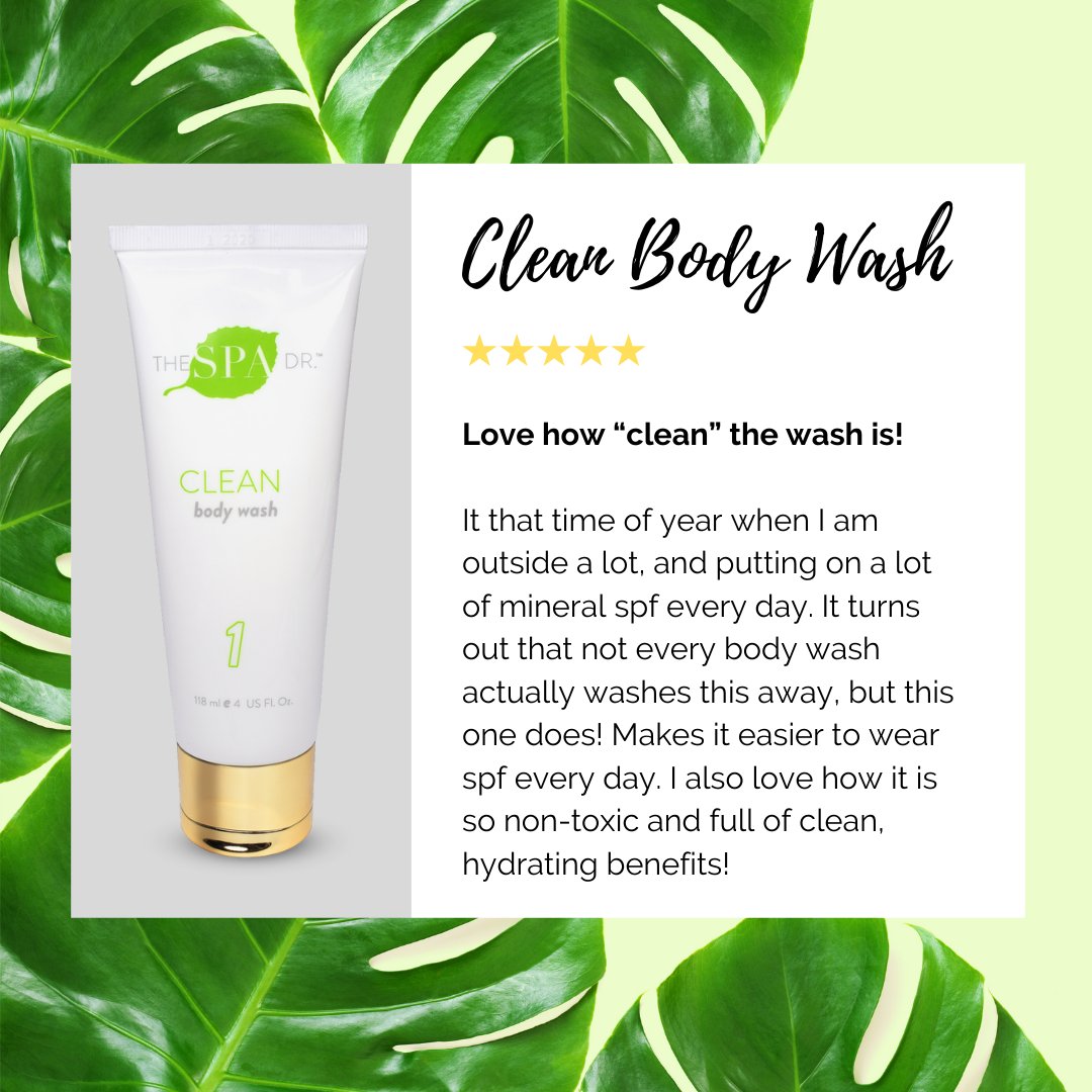 There are so many perks of our Clean Body Wash and we love hearing about how well it works for you!⭐⭐⭐⭐⭐