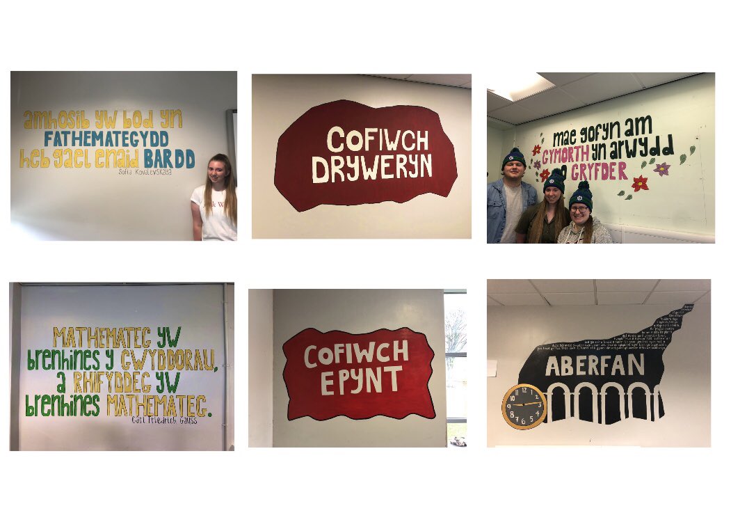 23 murlun i’w trysori ar waliau Ysgol Gyfun Gwynllyw <a href="/YsgolGwynllyw/">Ysgol Gymraeg Gwynllyw</a>, am amser hir dw i’n gobitho! Gwaith tîm <a href="/CattyJay03/">Catty Langford</a>! Dani gennod off i Fangor wan!🙈 Addo ichi <a href="/CarysJenkins15/">YGG Mrs C Jenkins</a> <a href="/CymraegGwynllyw/">Mrs Jones Cymraeg</a>, bydda i’n dod nôl yn Gog!😆